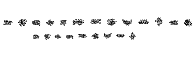 FE Tattoo font