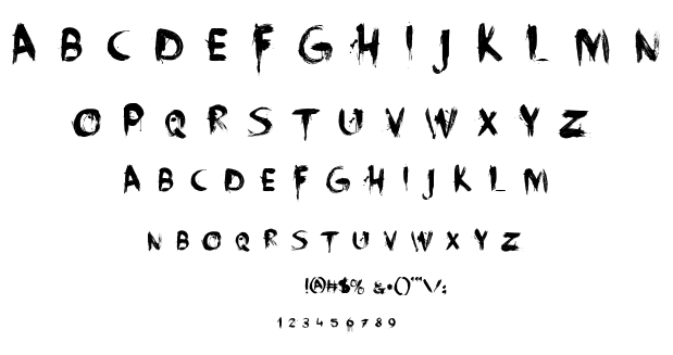 Face Your Fears font