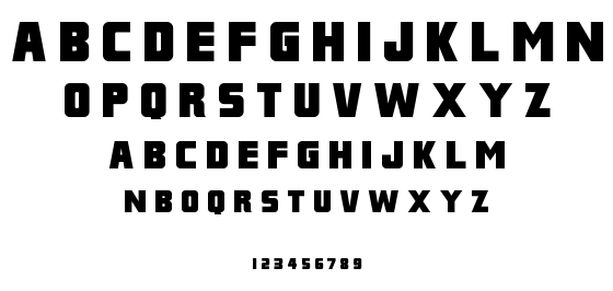 Franklin M54 font