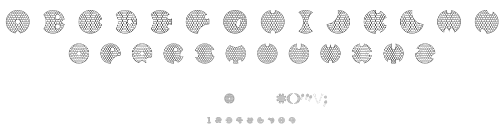 GOLFABET font