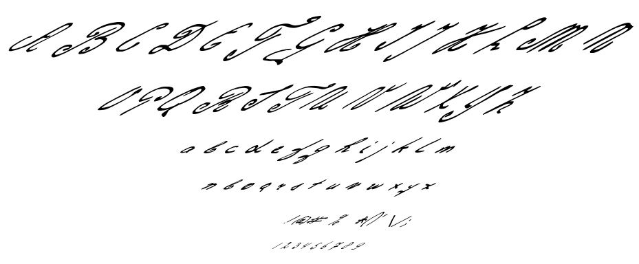 Gerards Gold font