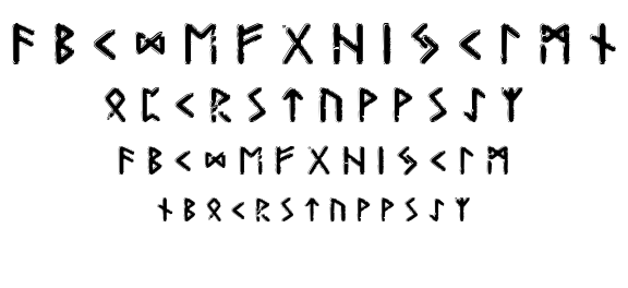 Gunfjaun Runic font