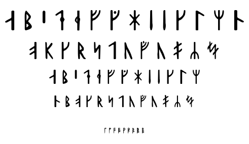 Harald Runic font