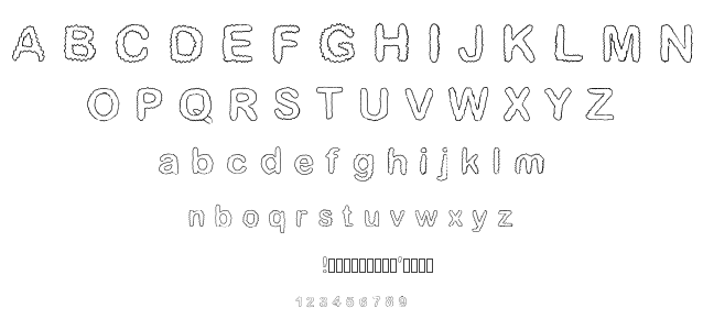 I love you font