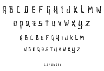 Interstellar Erosion font