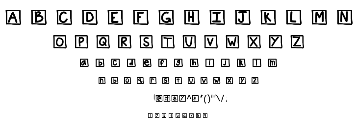 KB Chatter Box font