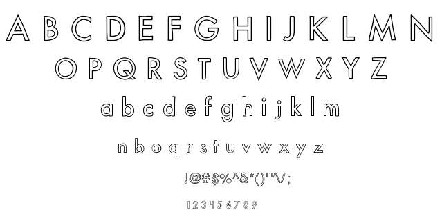 KB Out of Towner font