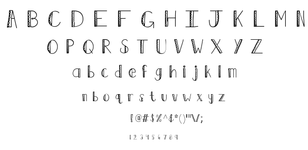 KB Ruffled Feathers font
