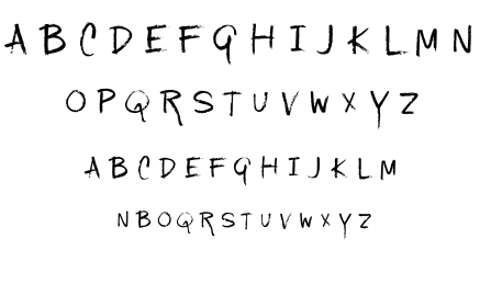 Kinda Messy font