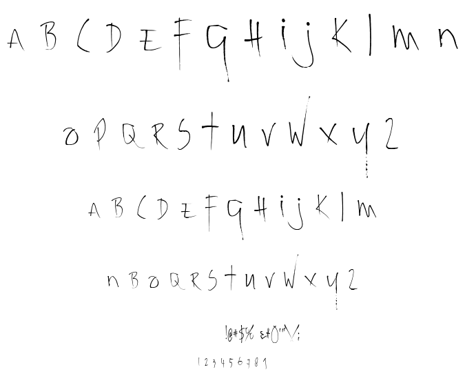 Kolkata Hotelroom font