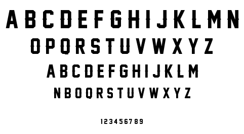 Legend M54 font