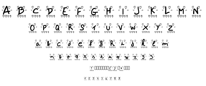 Love font