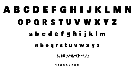MTF Chubb font