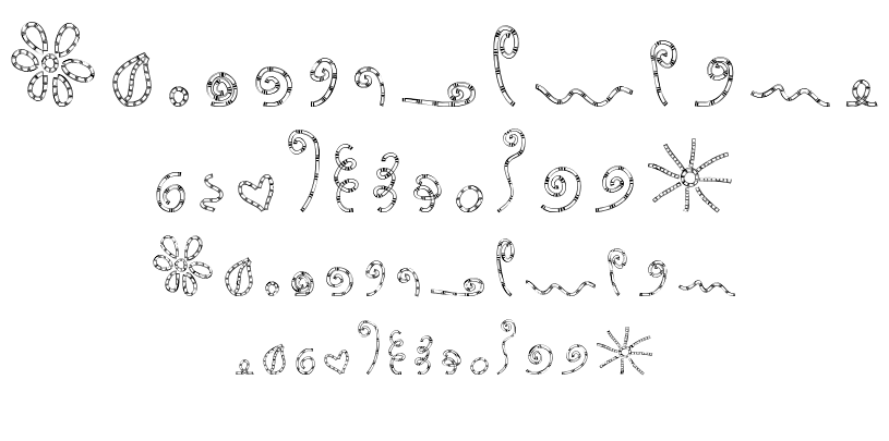 MTF Chunkiedoodle font