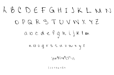 MTF Colleen Print font