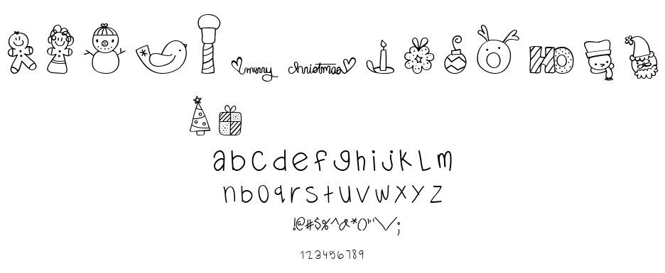 MTF Dear Santa font