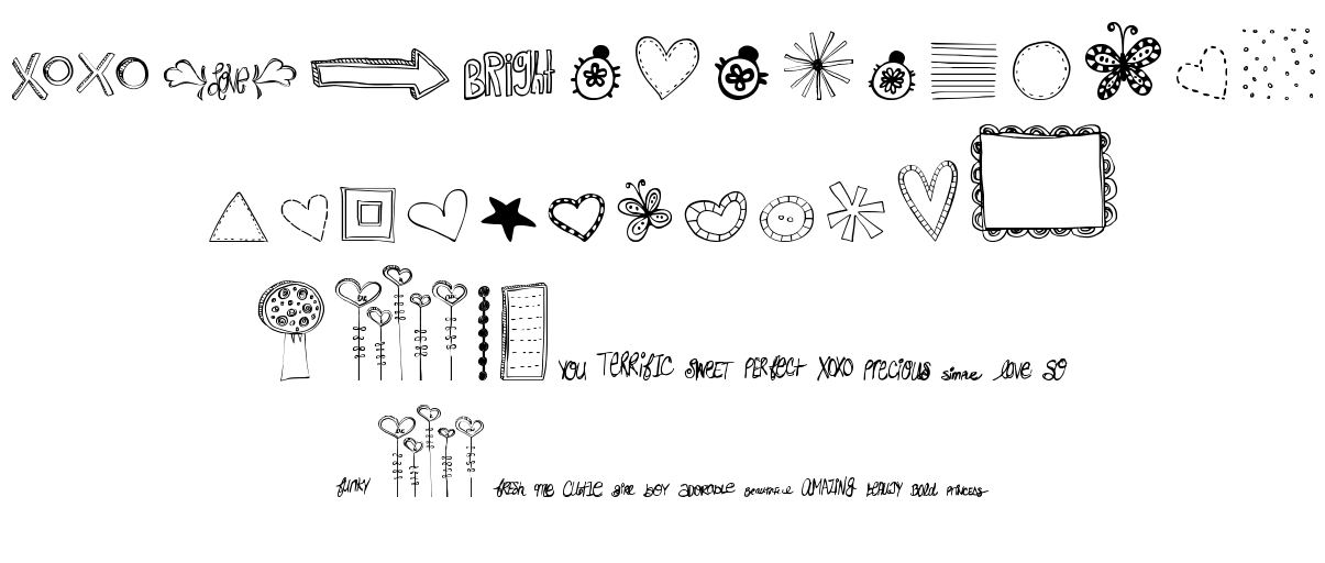 MTF Doodlewhats font