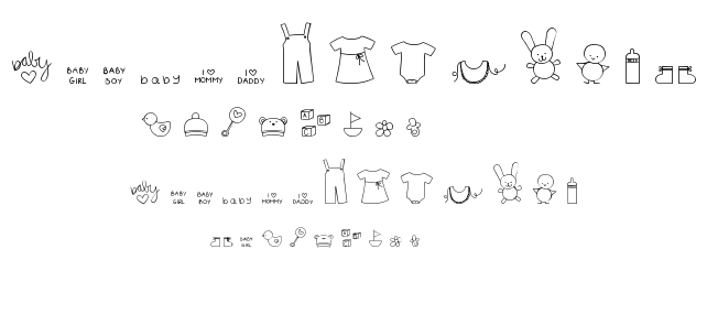 MTF Itty Bitty Baby font
