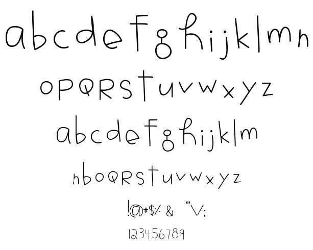 MTF Jotted font