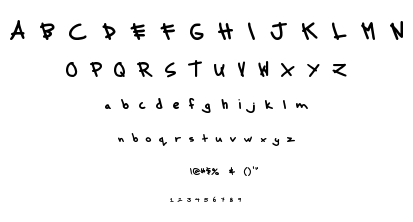 MTF Messy font