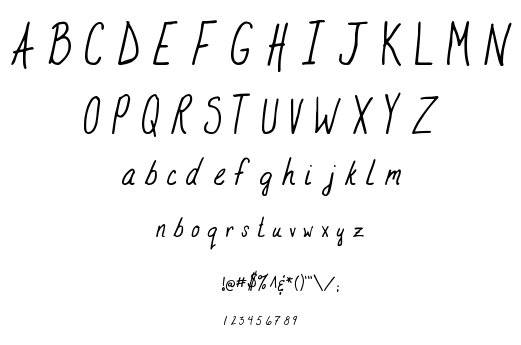 MTF Stampin Rachel font