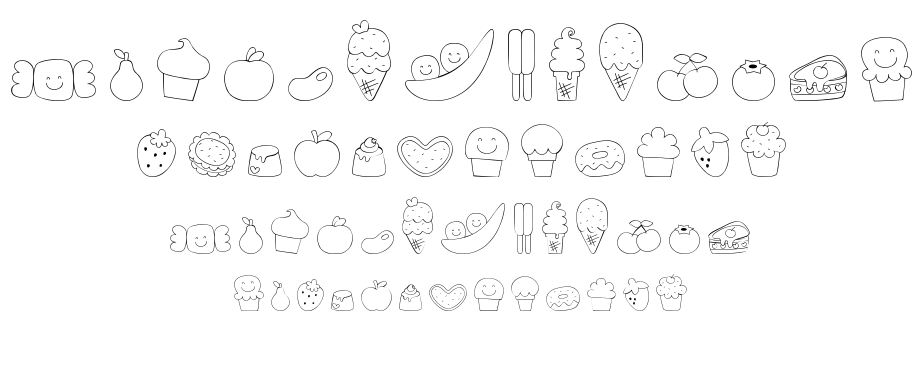 MTF Sweet Dings font