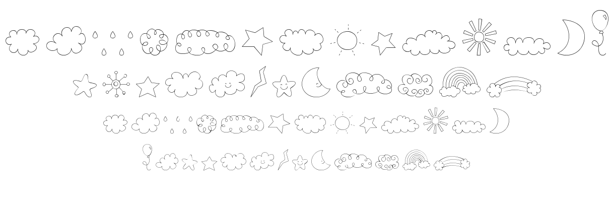 MTF Sweet Sky Dings font