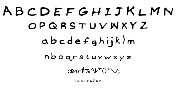 MTF Tamaras Husband font
