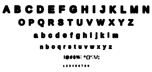 Mybold font