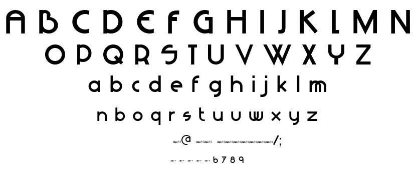 Neues Bauen font