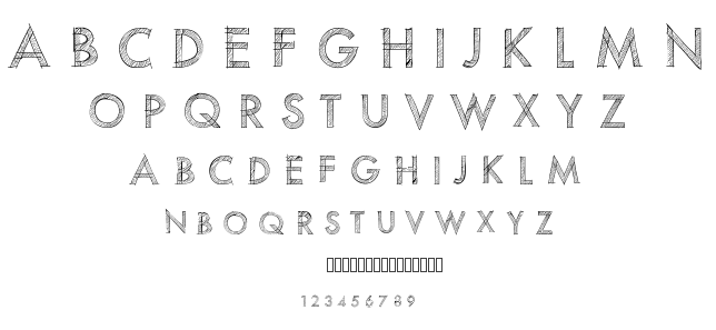 PW Scratched font font
