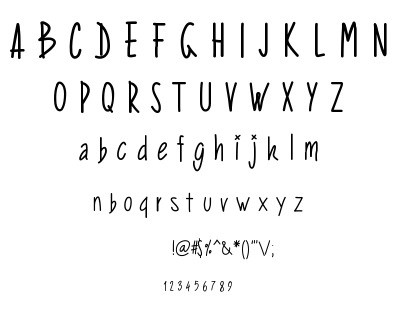 PW Verticalized font