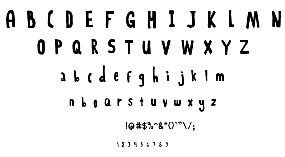 Rabbit On The Moon font