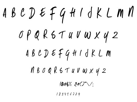 Same Same But Different font