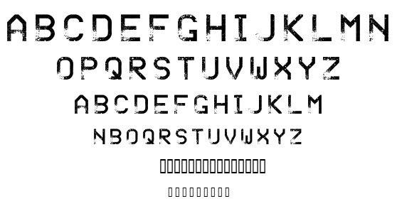 Sandy Ravage font