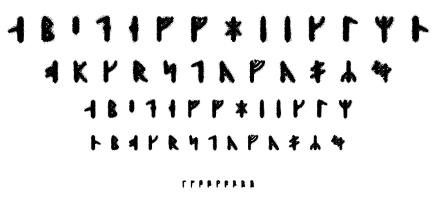 Skraeling Runic font