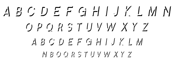 Splendid Stencil font