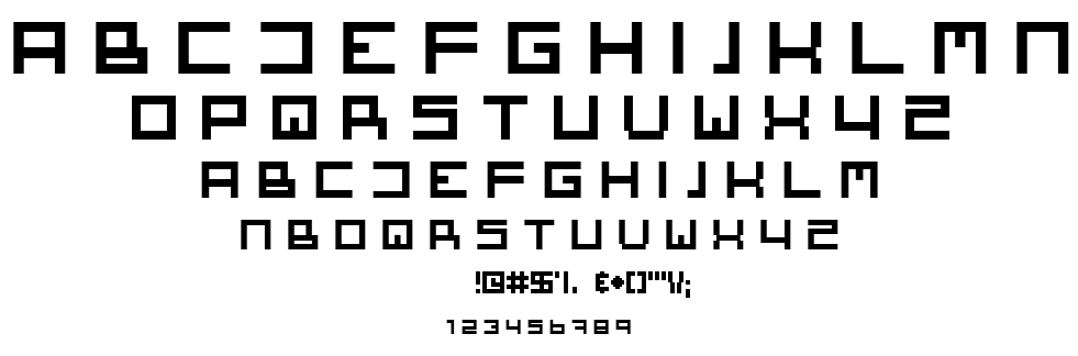 Square One font