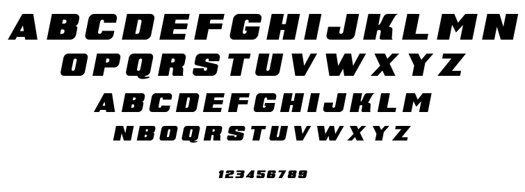 Super Retro M54 font