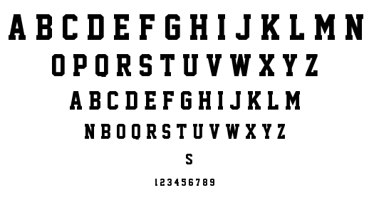 Superstar M54 font
