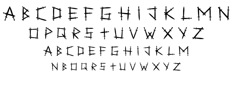 Swordlings font