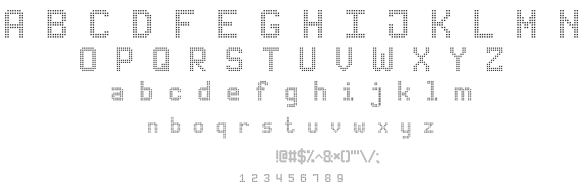 Advanced Dot Digital-7 font