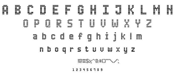 Advanced LED Board-7 font