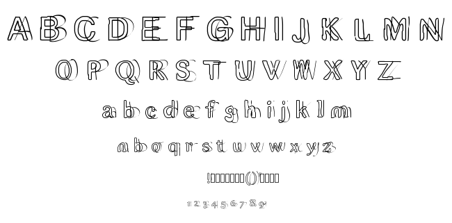 Double font