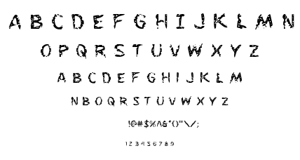 Flesh-Eating Comic font