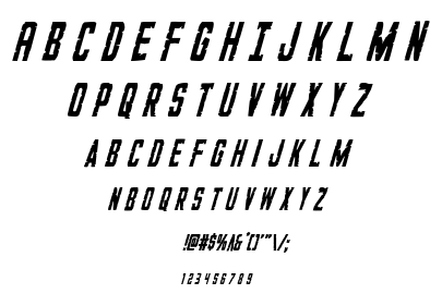 G.I. Incognito font