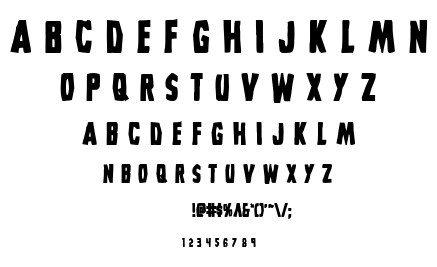 Grim Ghost font