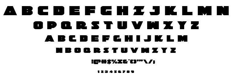 Jedi Special Forces font