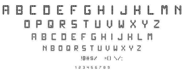 Ledisplayx TFB font