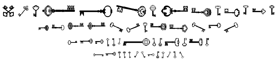 Old Retro Keys TFB font